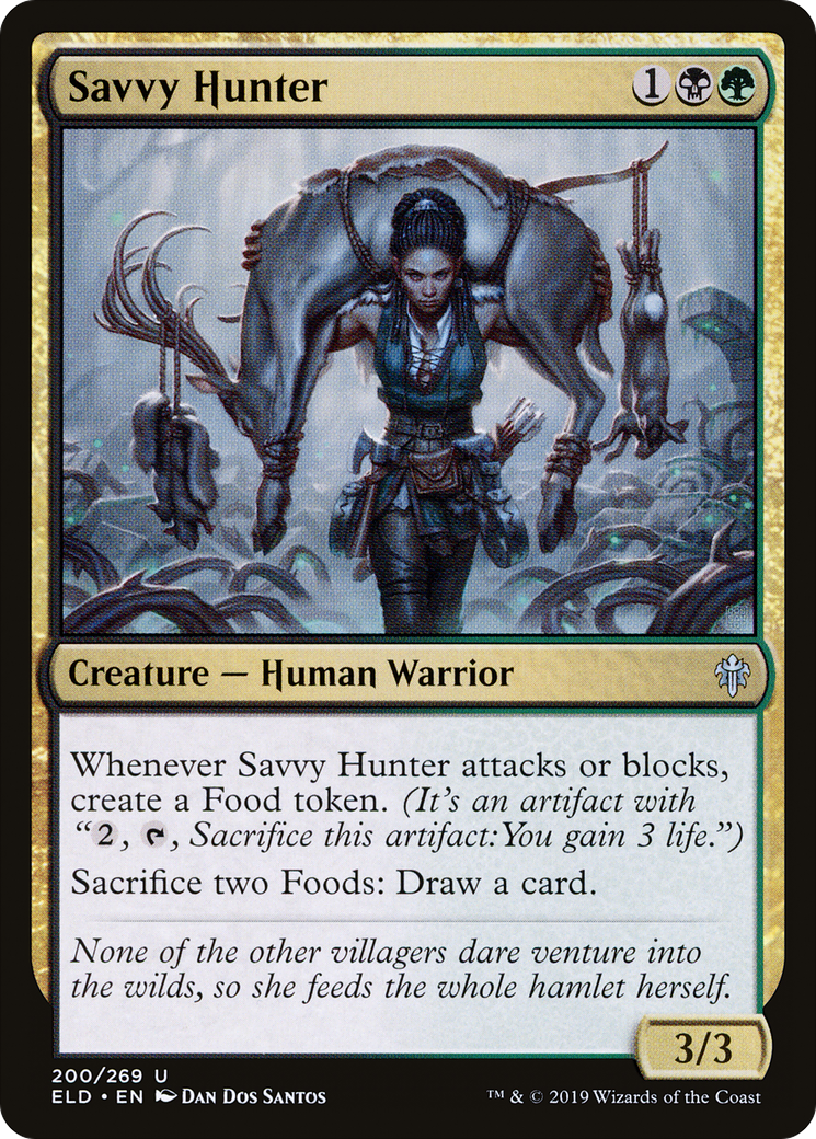 Savvy Hunter (ELD-200) - Throne of Eldraine