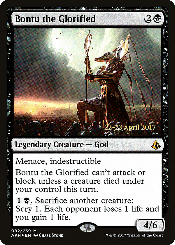 Bontu the Glorified (PRE-082) - Amonkhet Promos Foil