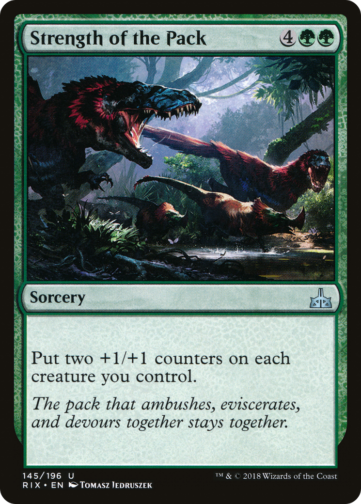 Strength of the Pack (RIX-145) - Rivals of Ixalan