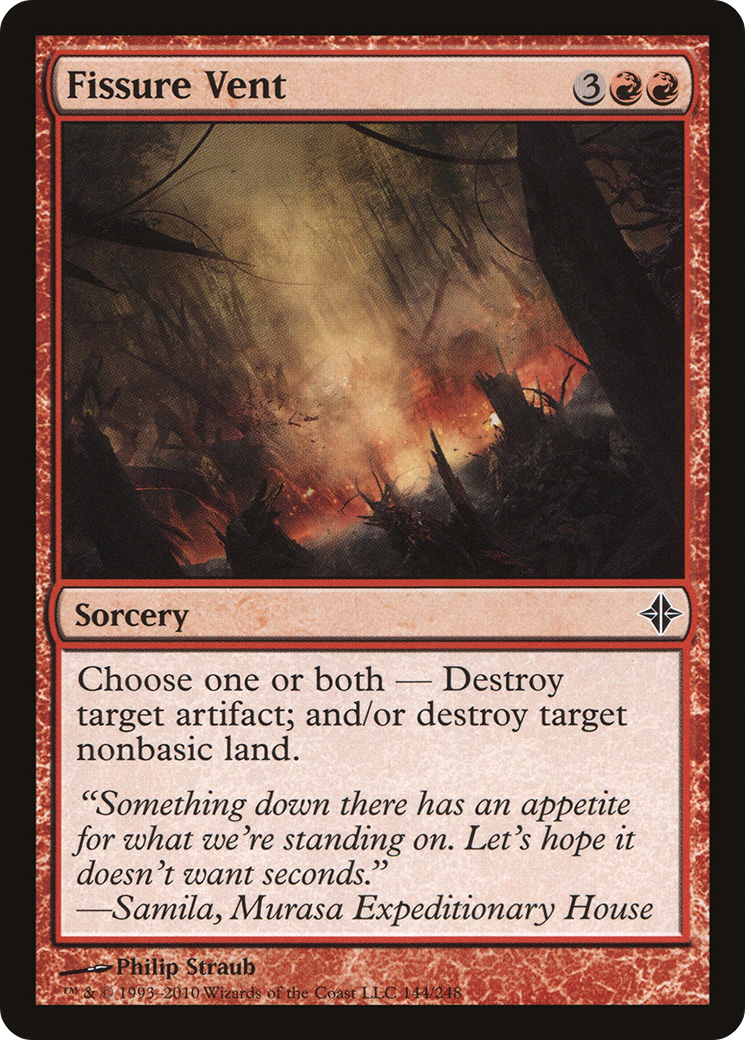 Fissure Vent (ROE-144) - Rise of the Eldrazi Foil