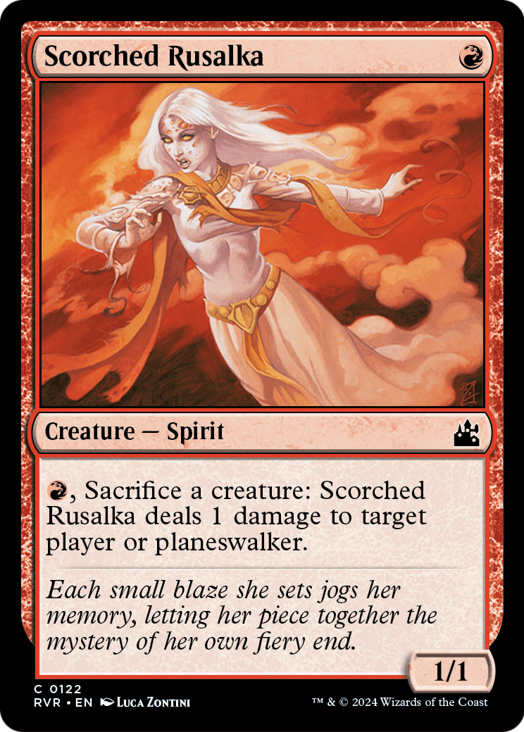 Scorched Rusalka (RVR-122) - Ravnica Remastered