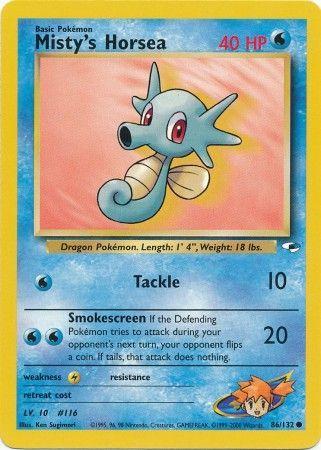 Misty's Horsea 086  - Unlimited Gym Heroes - Common