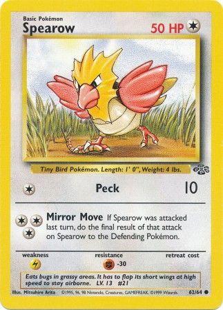 Spearow 062  - Unlimited Jungle - Common