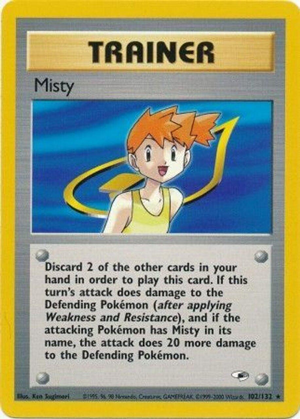 Misty (102) (102) 102  - Unlimited Gym Heroes - Rare