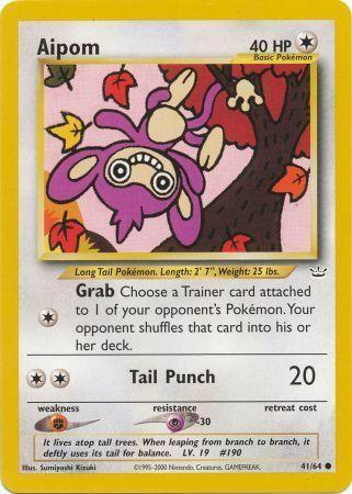 Aipom 041  - Unlimited Neo Revelation - Common