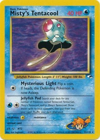 Misty's Tentacool (32) (32) 032  - Unlimited Gym Heroes - Rare