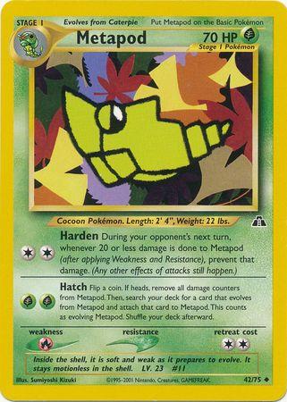 Metapod 042  - Unlimited Neo Discovery - Uncommon