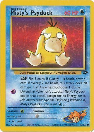 Misty's Psyduck 090  - Unlimited Gym Challenge - Common