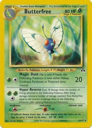 Butterfree 019  - Unlimited Neo Discovery - Rare