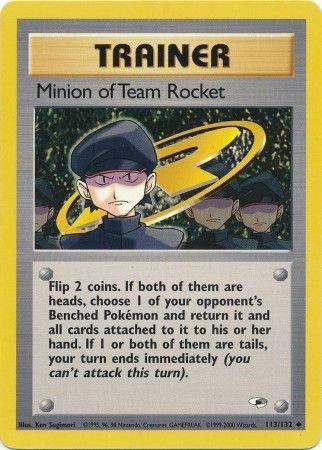 Minion of Team Rocket 113  - Unlimited Gym Heroes - Uncommon