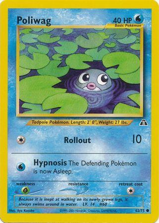 Poliwag 062  - Unlimited Neo Discovery - Common