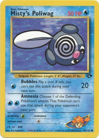 Misty's Poliwag 089  - Unlimited Gym Challenge - Common