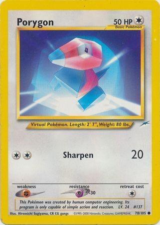 Porygon 078  - Unlimited Neo Destiny - Common