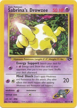 Sabrina's Drowzee 095  - Unlimited Gym Challenge - Common
