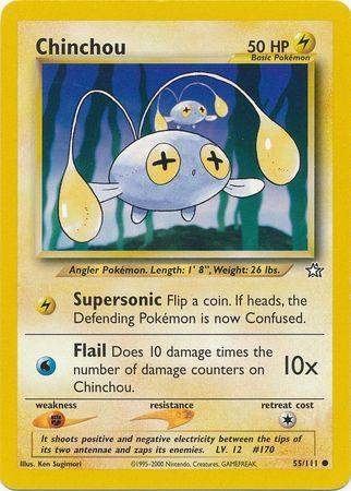 Chinchou 055  - Unlimited Neo Genesis - Common