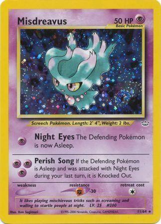 Misdreavus  - Unlimited Holofoil Neo Revelation - Holo Rare