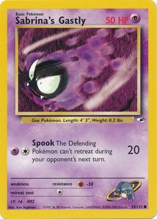 Sabrina's Gastly 093  - Unlimited Gym Heroes - Common
