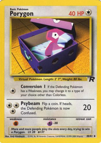 Porygon 048  - Unlimited Team Rocket - Uncommon
