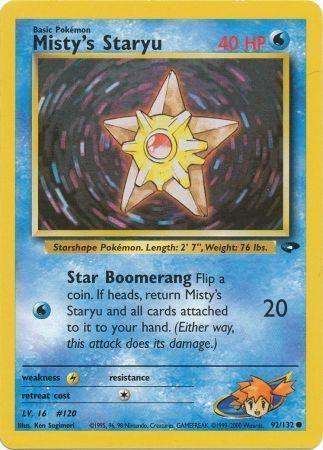 Misty's Staryu 092  - Unlimited Gym Challenge - Common
