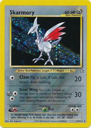 Skarmory 013  - Unlimited Holofoil Neo Genesis - Holo Rare