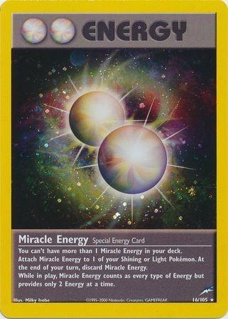Miracle Energy  - Unlimited Holofoil Neo Destiny - Holo Rare