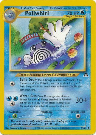 Poliwhirl 044  - Unlimited Neo Discovery - Uncommon