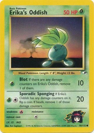 Erika's Oddish (78) (78) 078  - Unlimited Gym Heroes - Common
