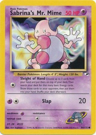 Sabrina's Mr. Mime 094  - Unlimited Gym Heroes - Common