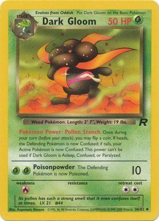 Dark Gloom 036  - Unlimited Team Rocket - Uncommon