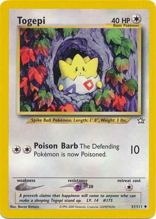 Togepi 051  - Unlimited Neo Genesis - Uncommon