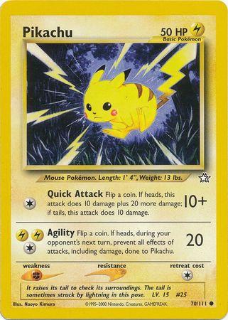 Pikachu 070  - Unlimited Neo Genesis - Common