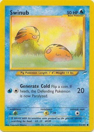 Swinub 084  - Unlimited Neo Destiny - Common