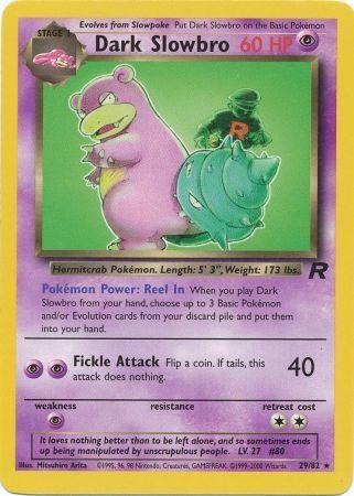 Dark Slowbro (29) (29) 029  - Unlimited Team Rocket - Rare
