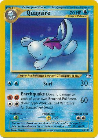 Quagsire 045  - Unlimited Neo Genesis - Uncommon