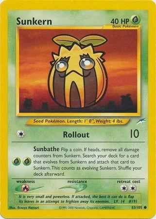 Sunkern 083  - Unlimited Neo Destiny - Common
