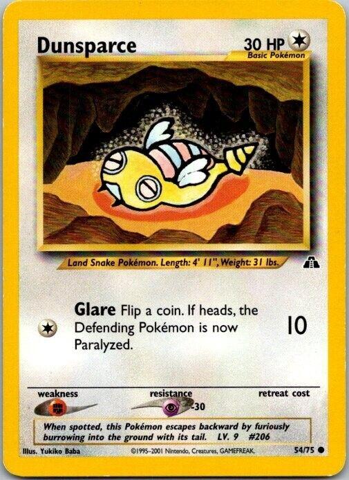 Dunsparce 054  - Unlimited Neo Discovery - Common