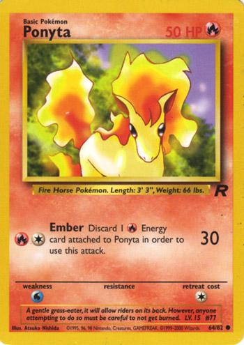 Ponyta 064  - Unlimited Team Rocket - Common