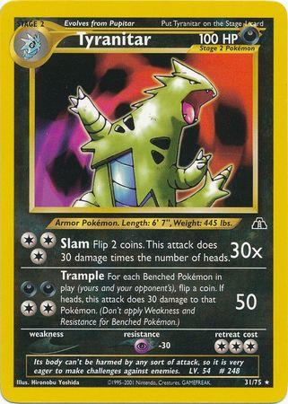 Tyranitar (31) (31) 031  - Unlimited Neo Discovery - Rare