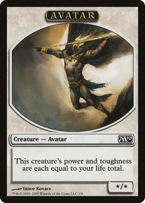 Avatar Token (M10-001) - Magic 2010 Tokens