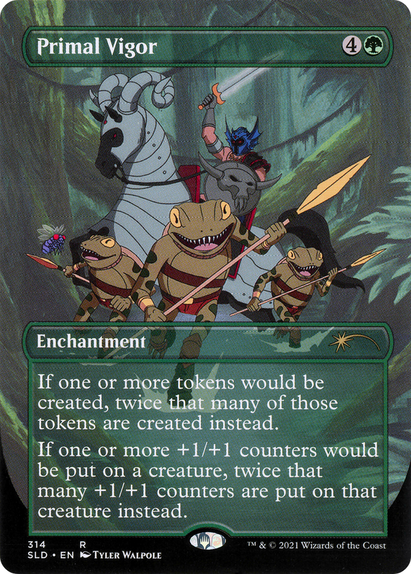 Primal Vigor (SLD-314) - Secret Lair Drop (Borderless)