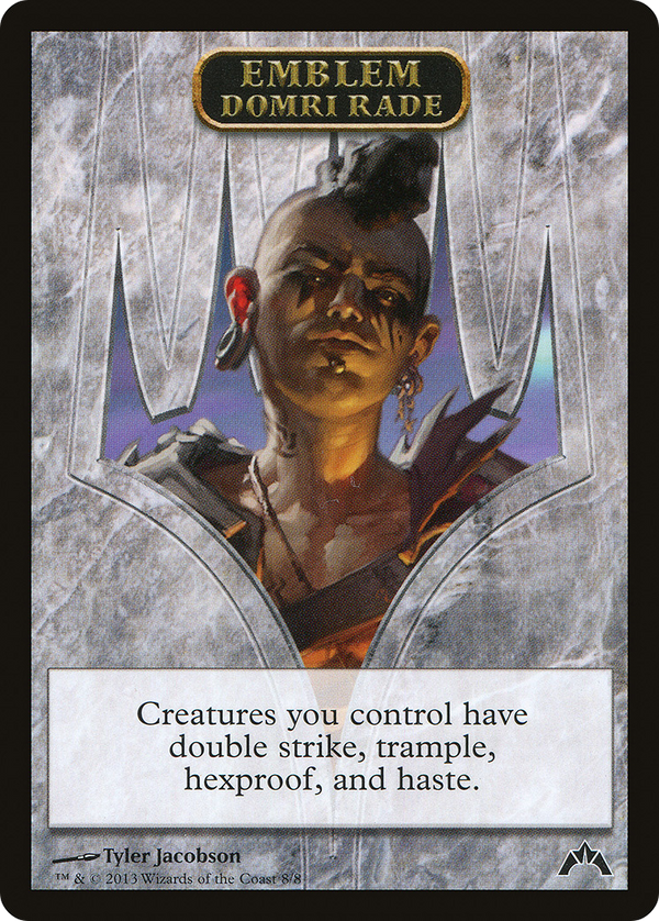 Emblem - Domri Rade (GTC-008) - Gatecrash Tokens