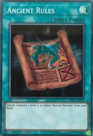 Ancient Rules (LCKC-EN039) - Legendary Collection Kaiba Unlimited
