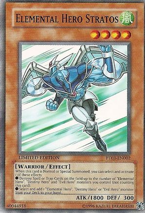 Elemental HERO Stratos (PT03-EN002) - Pharaoh Tour Promos Limited