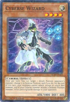 Cyberse Wizard (Starfoil) (SP18-EN003) - Star Pack VRAINS 1st Edition