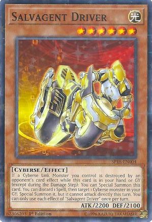 Salvagent Driver (Starfoil) (SP18-EN004) - Star Pack VRAINS 1st Edition