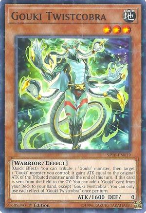 Gouki Twistcobra (Starfoil) (SP18-EN019) - Star Pack VRAINS 1st Edition