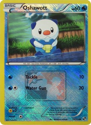 Oshawott (League Promo) 027/114  - Reverse Holofoil League & Championship Cards - Promo