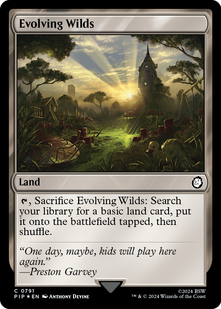 Evolving Wilds (Surge Foil) (PIP-791) - Fallout Foil