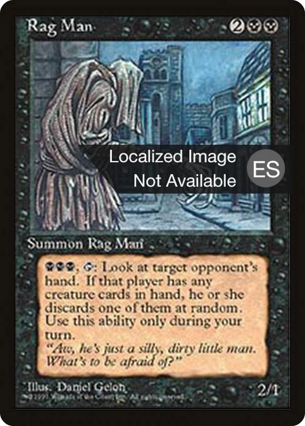 Rag Man (4BB-) - Fourth Edition Foreign Black Border
