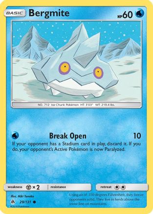 Bergmite  SM  Forbidden Light - Common